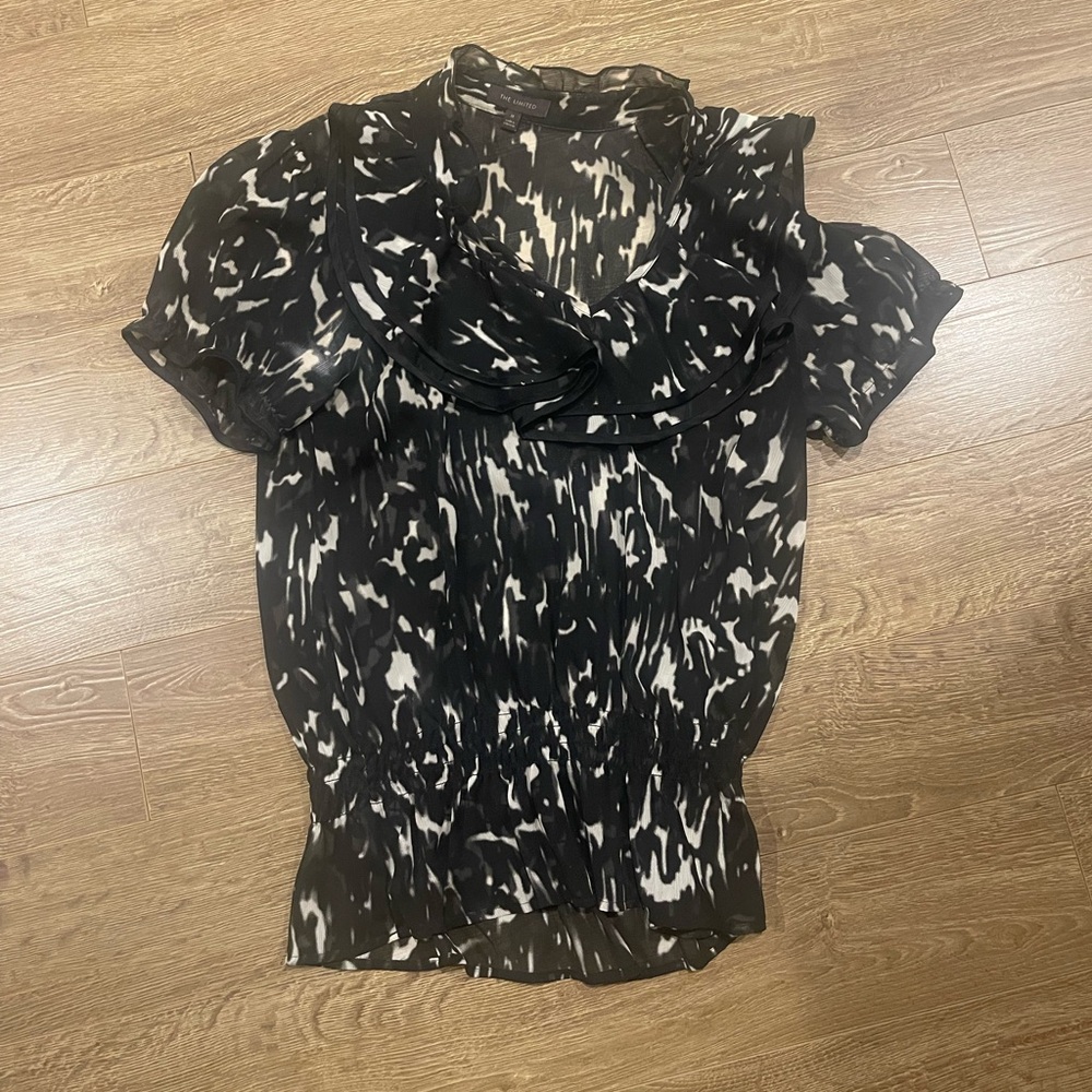Black and White Women's Top